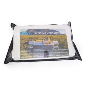 Slaaptyd Latex Kontoer Kussing met ergonomiese ontwerp en spesiale Intense gare vir anti-statiese, diep slaap.